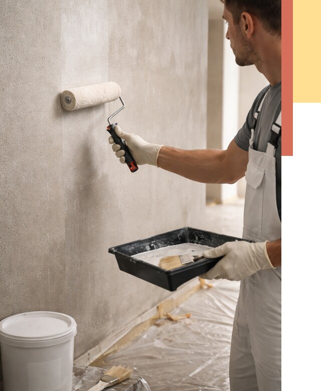 Грунтовка стен в Урае от 2293 руб. м2 — быстро, недорого, с материалом | ОТДЕЛОЧНИК-Урй