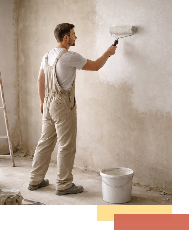 Грунтовка стен под отделку в Урае профессиональным раствором