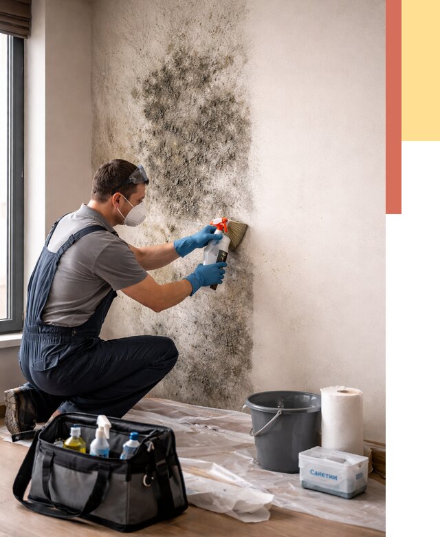 Удаление плесени со стен в Урае от 2241 руб. — быстро и недорого | ОТДЕЛОЧНИК-Урй