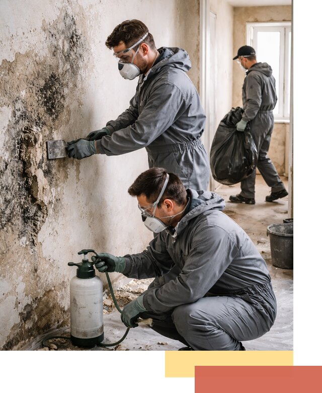 Удаление плесени со стен профессионально в Урае