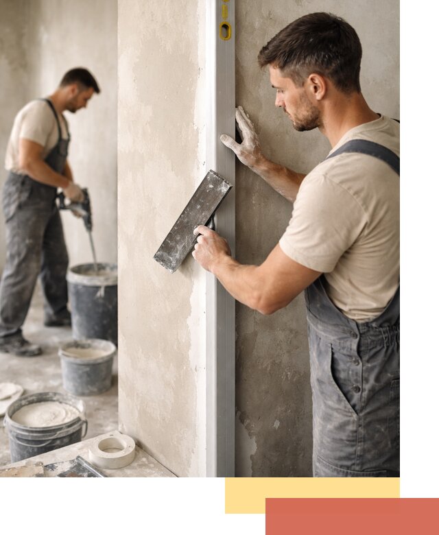 Выведение углов стен в Урае: монтаж и оштукатуривание