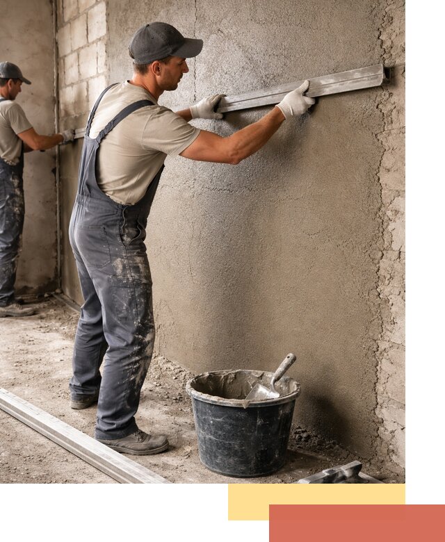 Штукатурка стен цементно-песчаная в Урае профессионально