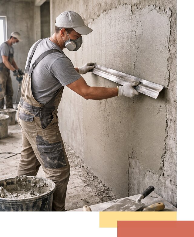 Штукатурка бетонных стен в Урае качественно и долговечно