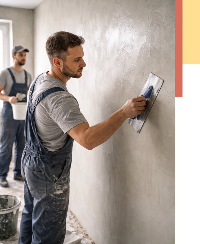 Глянцевание штукатурки стен в Урае от 7816 руб. — услуги и затирка | ОТДЕЛОЧНИК-Урй