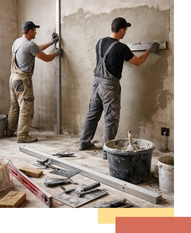 Профессиональная штукатурка стен под плитку в Урае