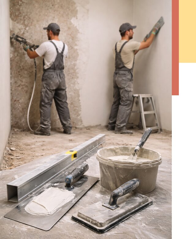 Штукатурка стен под обои в Урае от 4689 руб./м2 — выравнивание под обои | ОТДЕЛОЧНИК-Урй