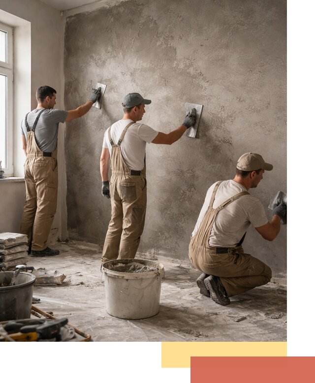 Декоративная штукатурка под бетон в Урае для стен и потолков