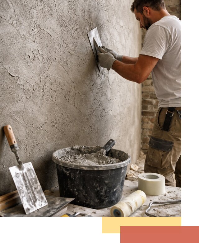 Декоративная штукатурка лофт в Урае — отделка стен и потолков