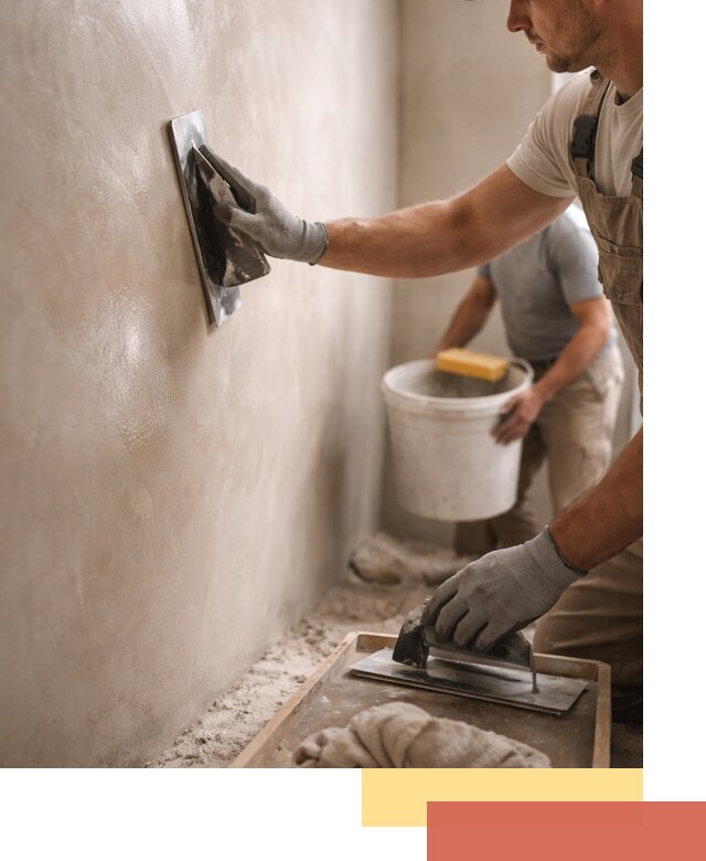 Нанесение марокканской штукатурки таделакт в Урае