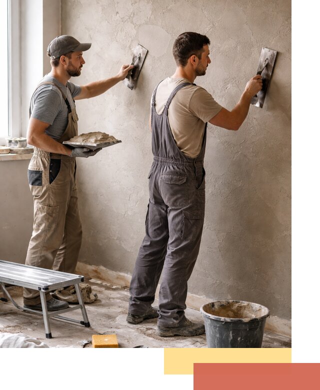 Ремонт декоративной штукатурки и восстановление фактуры в Урае