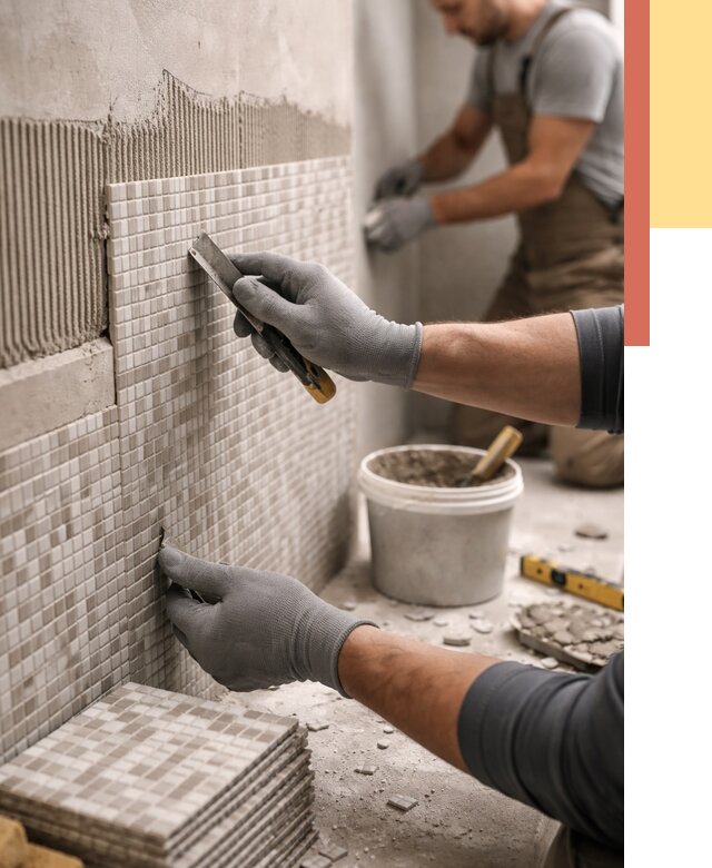 Облицовка стен мозаикой в Урае от 3335 руб/м2 — укладка мозаики на стены | ОТДЕЛОЧНИК-Урй