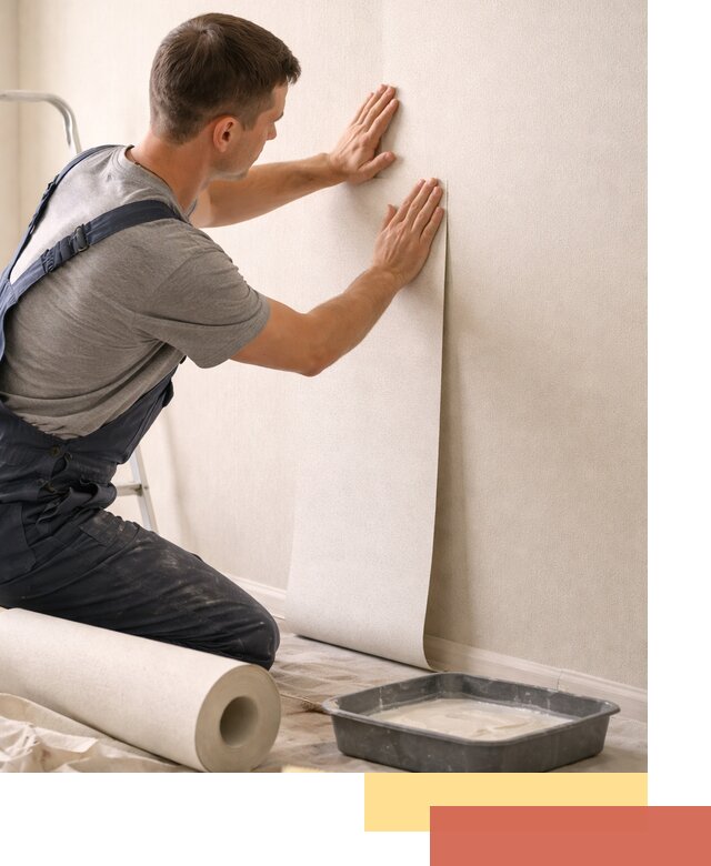 Поклейка флизелиновых обоев в Урае качественно и быстро