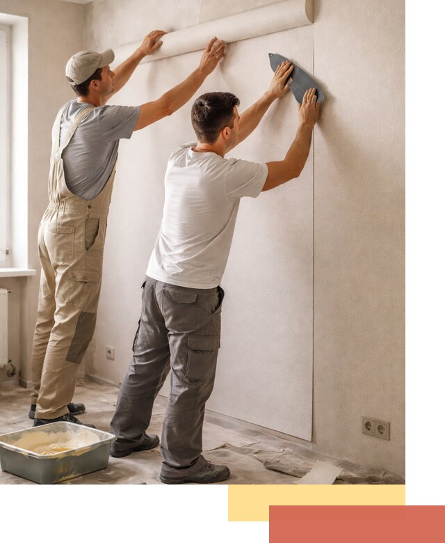 Поклейка виниловых обоев в Урае профессионально и качественно