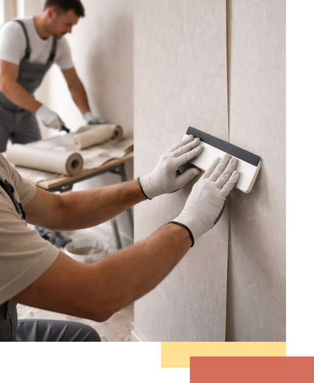 Поклейка обоев под покраску в Урае профессионально и быстро