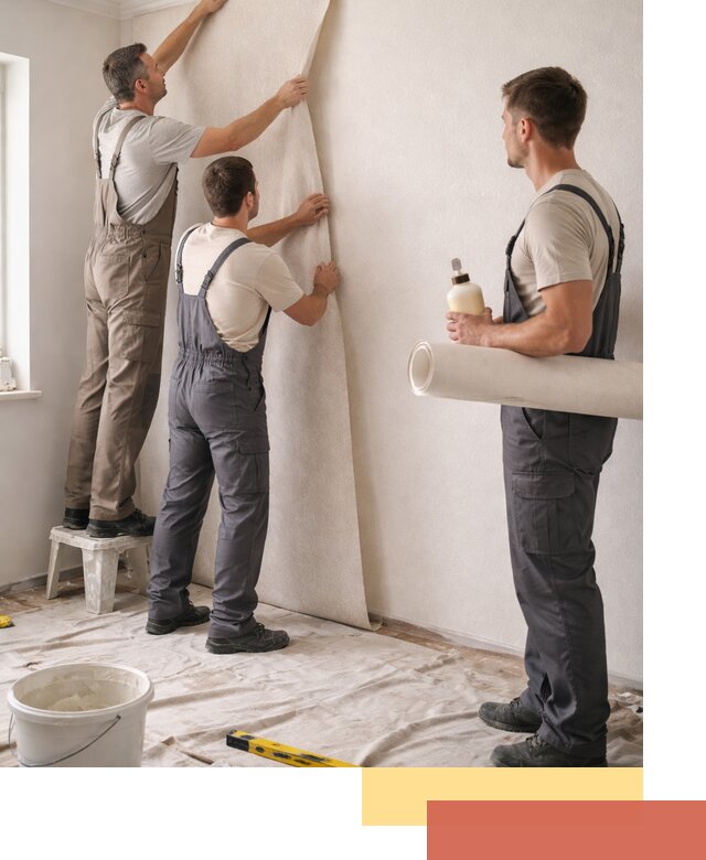 Оклейка стен обоями в Урае — качественно и профессионально