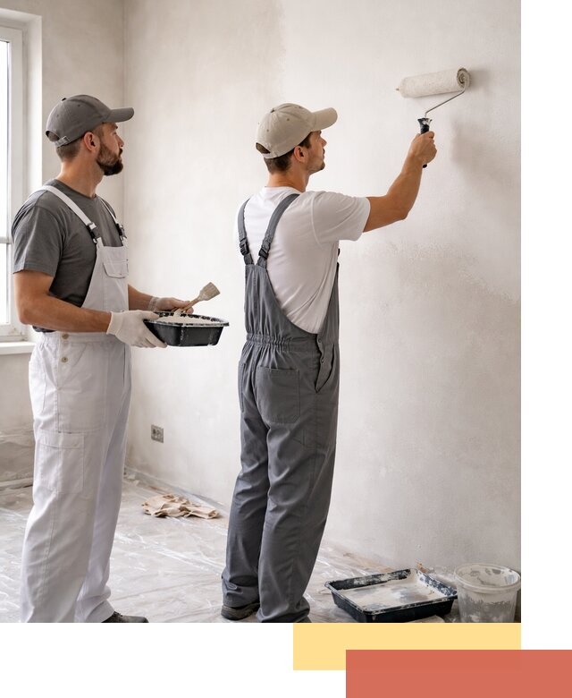 Покраска стен водоэмульсионной краской в Урае