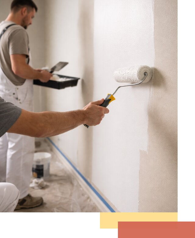 Покраска стен акриловой краской профессионально в Урае