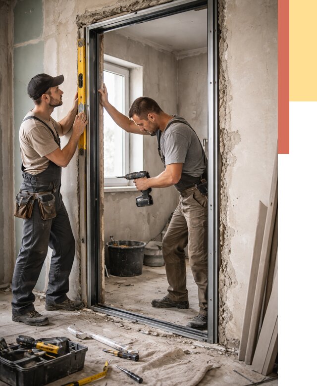 Закладка дверного проема в Урае от 3647 руб. — быстро и недорого | ОТДЕЛОЧНИК-Урй