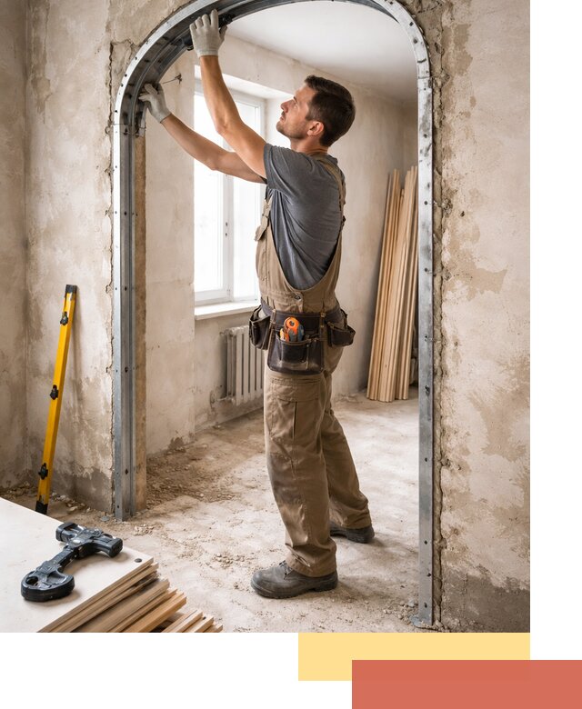 Устройство арочного проема в Урае под ключ