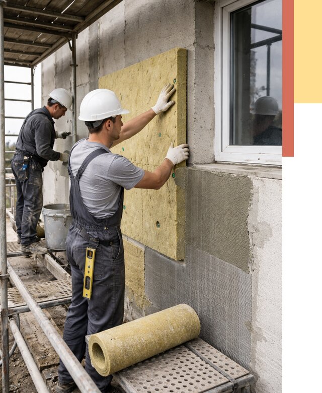 Утепление стен в Урае от 4481 руб. под ключ — быстро и недорого | ОТДЕЛОЧНИК-Урй