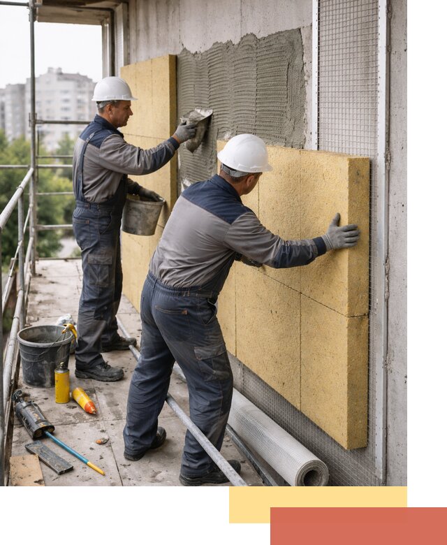 Утепление стен зданий и домов в Урае качественно и надежно