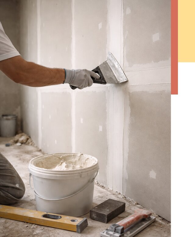 Шпаклевка перегородок из гипсокартона в Урае от 2605 руб. — услуги ОТДЕЛОЧНИК-Урй