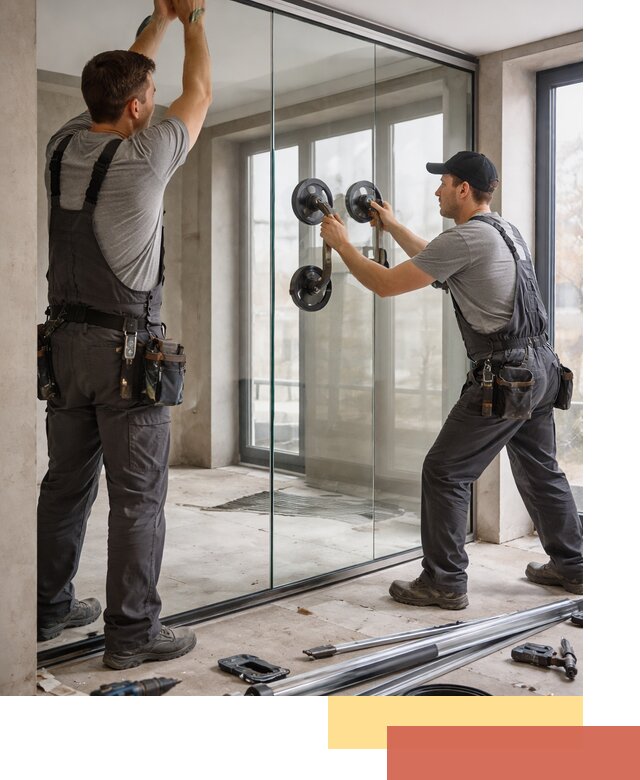 Цельностеклянные перегородки под ключ в Урае