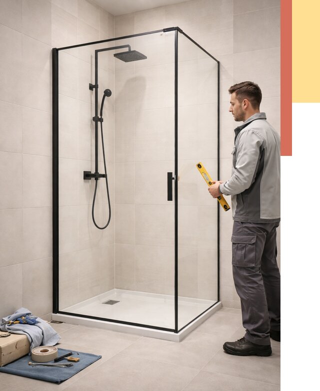 Стеклянные перегородки для душа в Урае от 13026 руб. | Монтаж под ключ — ОТДЕЛОЧНИК-Урй