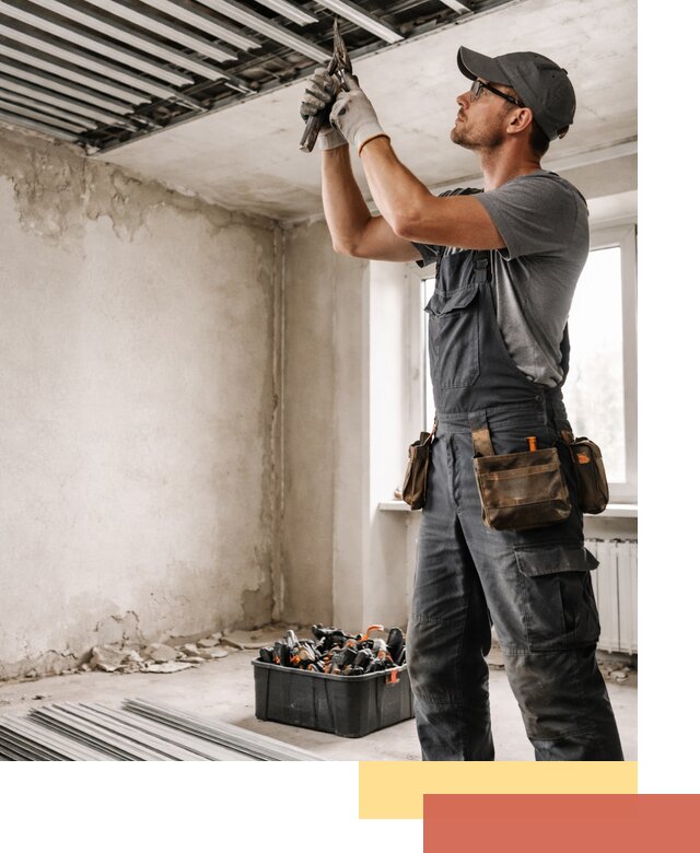 Демонтаж реечного потолка в Урае быстро и аккуратно