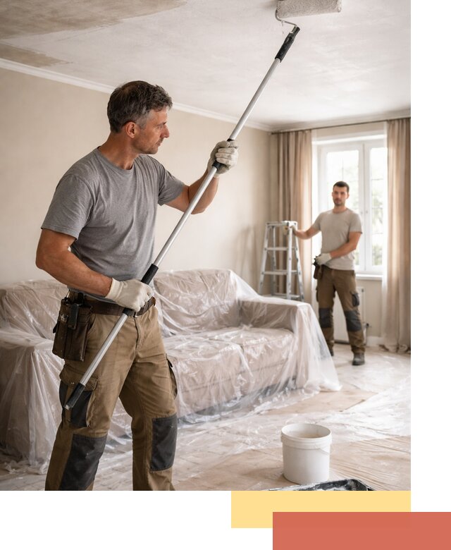 Грунтовка потолка в Урае — подготовка под покраску и отделку