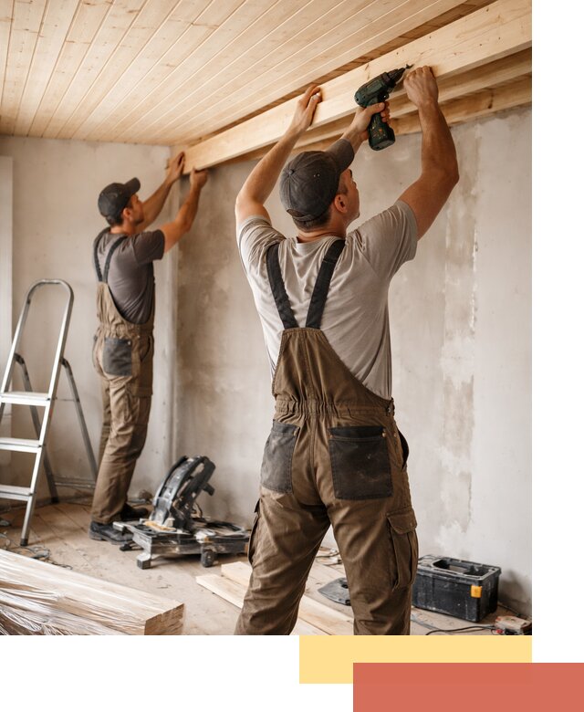 Монтаж потолка из вагонки в Урае профессионально и аккуратно