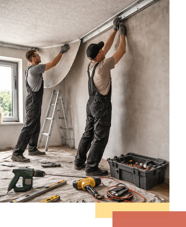 Монтаж фактурного натяжного потолка в Урае качественно и быстро