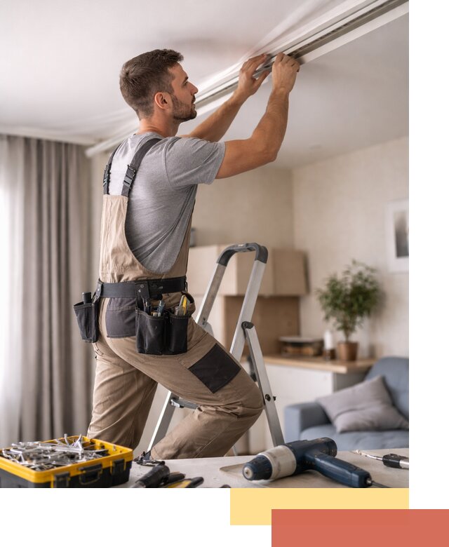 Ремонт натяжных потолков в Урае — качественно и оперативно