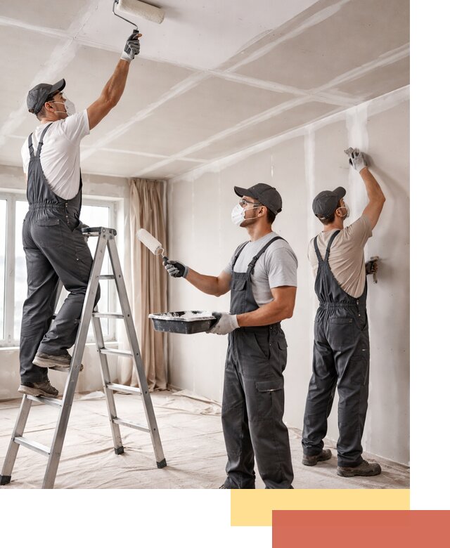 Покраска потолка из гипсокартона в Урае качественно и недорого