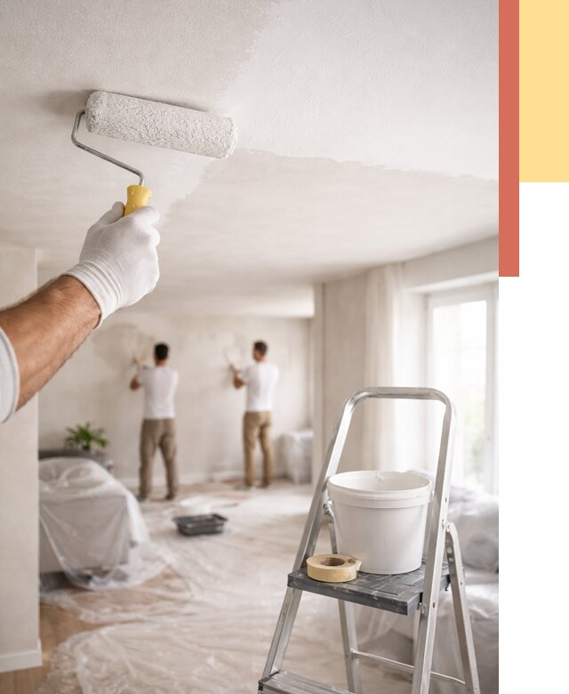 Покраска потолка акриловой краской в Урае от 2605 руб. | ОТДЕЛОЧНИК-Урй