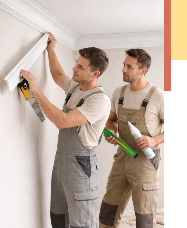 Монтаж потолочного плинтуса в Урае от 2397 руб. — быстро и недорого | ОТДЕЛОЧНИК-Урй