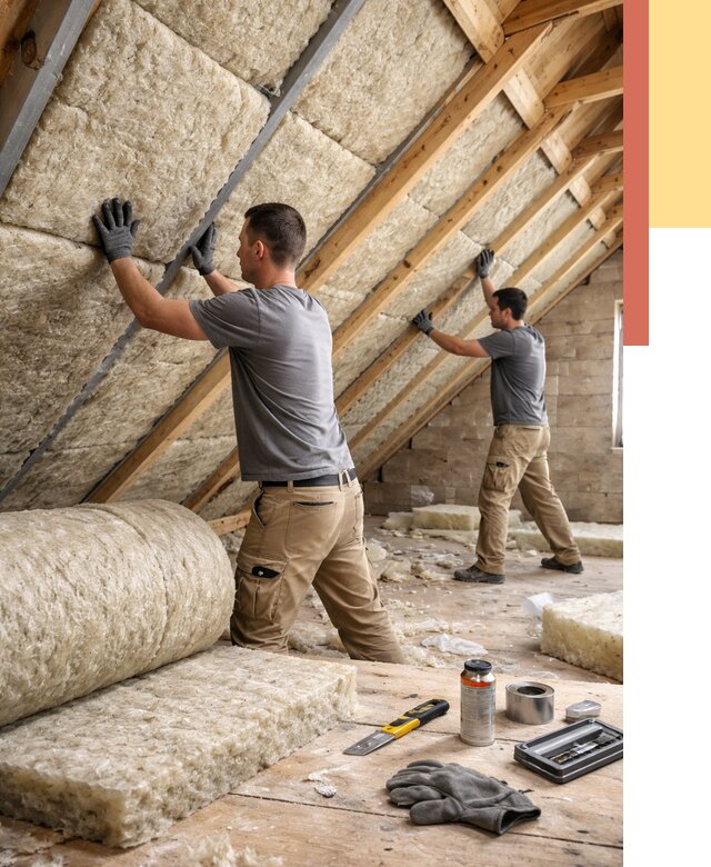 Утепление потолка минватой в Урае от 1511 руб. — быстро и недорого | ОТДЕЛОЧНИК-Урй