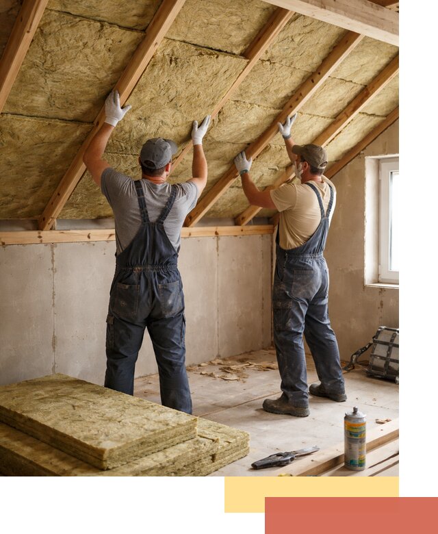 Утепление потолка минеральной ватой в Урае